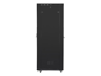 RACKSKÅP 19" FRISTÅENDE 47U/800X1000 (FLAT PACK) MED NÄTDÖRR LCD SVART LANBERG V2