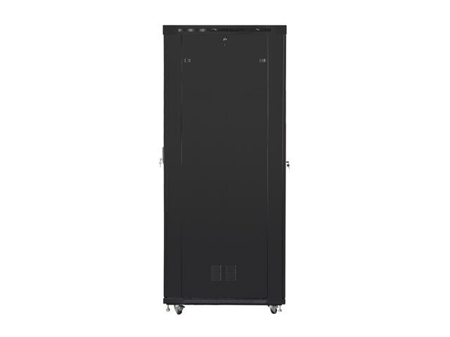 RACKSKÅP 19" FRISTÅENDE 47U/800X1200 (FLAT PACK) MED GLASDÖRR LCD SVART LANBERG V2