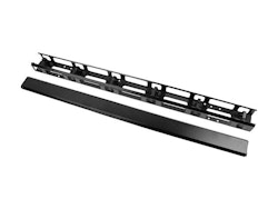 VERTIKAL KABELHANTERINGSPANEL 22U FÖR 19" FRISTÅENDE SKÅP 2ST SVART LANBERG