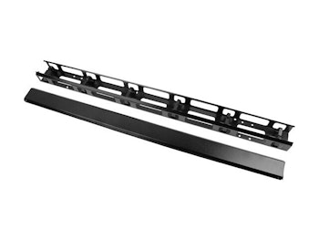 VERTIKAL KABELHANTERINGSPANEL 22U FÖR 19" FRISTÅENDE SKÅP 2ST SVART LANBERG
