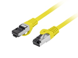 PATCHKABEL CAT.8.1 S/FTP LSZH CU 0,25M GUL FLUKE PASSERADE LANBERG