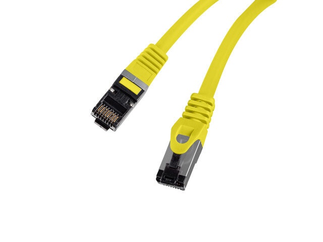 PATCHKABEL CAT.8.1 S/FTP LSZH CU 0.5M GUL FLUKE PASSED LANBERG