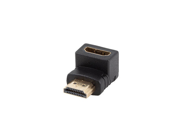 undefinedHDMI(M)->HDMI(F) ADAPTER 4K VINKLAD NEDÅT SVART LANBERGundefined