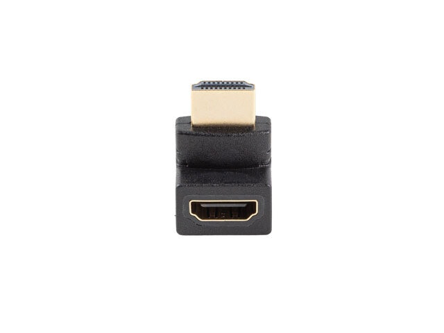 undefinedHDMI(M)->HDMI(F) ADAPTER 4K VINKLAD UPP SVART LANBERGundefined