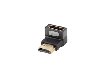 undefinedHDMI(M)->HDMI(F) ADAPTER 8K VINKLAD NEDÅT ALUMINIUM SILVER LANBERGundefined