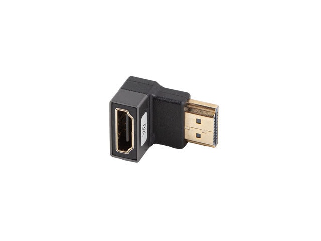 undefinedHDMI(M)->HDMI(F) ADAPTER 8K VINKLAD NEDÅT ALUMINIUM SILVER LANBERGundefined