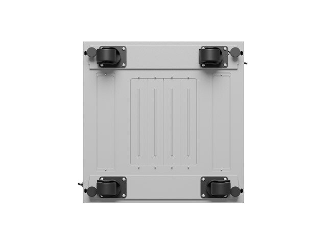 RACKSKÅP 19" FRISTÅENDE 15U/600X600 (FLAT PACK) MED GLASDÖRR LCD GRÅ LANBERG V2