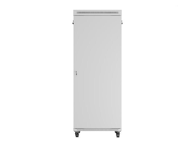 RACKSKÅP 19" FRISTÅENDE 42U/800X1000 (FLAT PACK) MED GLASDÖRR LCD GRÅ LANBERG V2