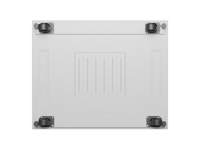 RACKSKÅP 19" FRISTÅENDE 42U/800X1000 (FLAT PACK) MED GLASDÖRR LCD GRÅ LANBERG V2