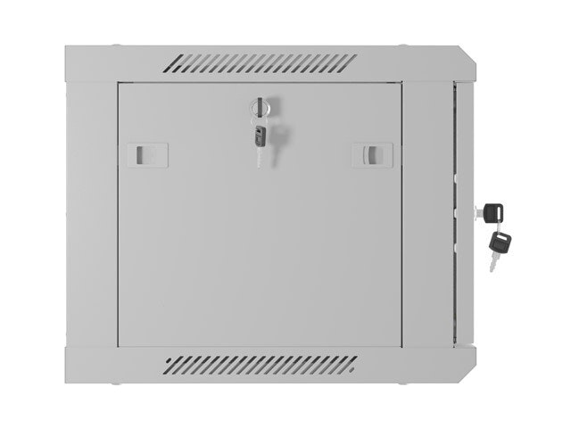 INSTALLATIONSRACK 19" 6U 600X450 GRÅ PERFORERAD DÖRR LANBERG (FLAT PACK)