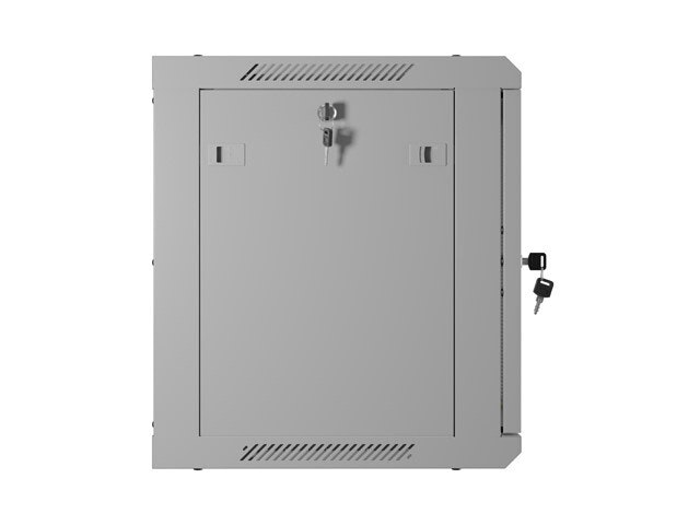 INSTALLATIONSRACK 19" 9U 600X450 GRÅ PERFORERAD DÖRR LANBERG (FLAT PACK)