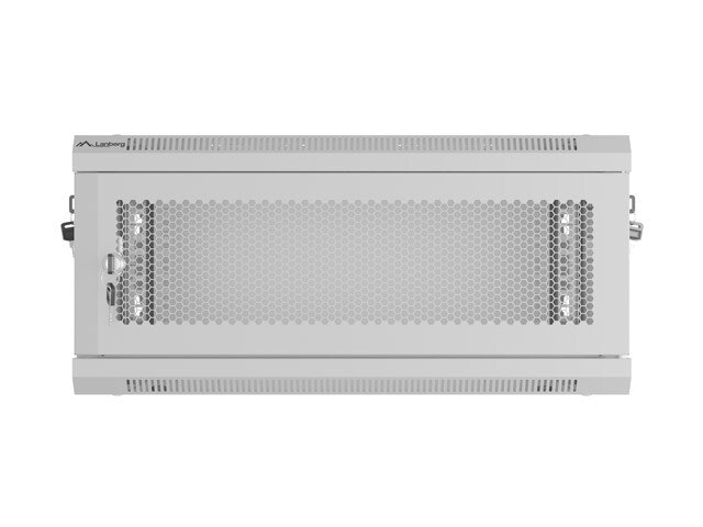 INSTALLATIONSRACK 19" 4U 600X450 GRÅ PERFORERAD DÖRR LANBERG (FLAT PACK)