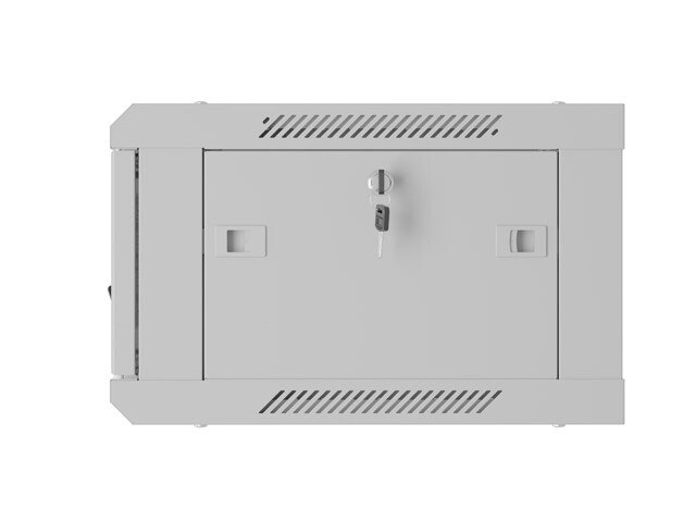 INSTALLATIONSRACK 19" 4U 600X450 GRÅ PERFORERAD DÖRR LANBERG (FLAT PACK)