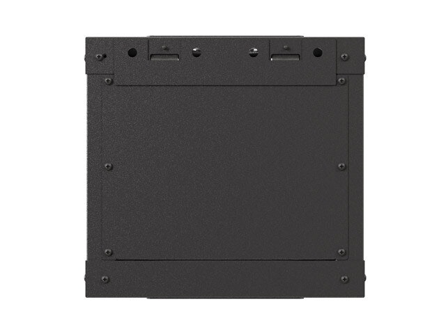 RACKSKÅP 10" VÄGGMONTERAT 4U/300X300 (FLAT PACK) MED GLASDÖRR SVART LANBERG