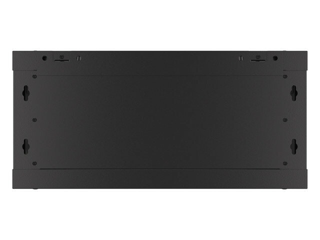 RACKSKÅP 19" VÄGGMONTERAT 4U/600X450 (FLAT PACK) MED GLASDÖRR SVART LANBERG V2