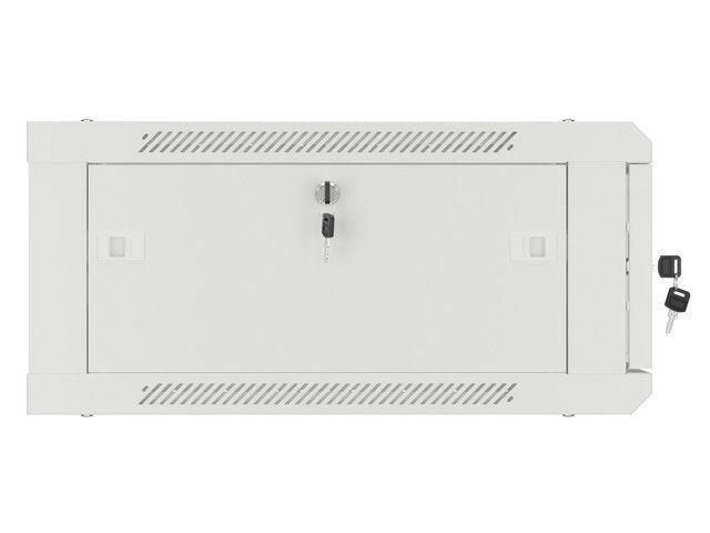 RACKSKÅP 19" VÄGGMONTERAT 4U/600X600 (FLAT PACK) V2 GRÅ LANBERG