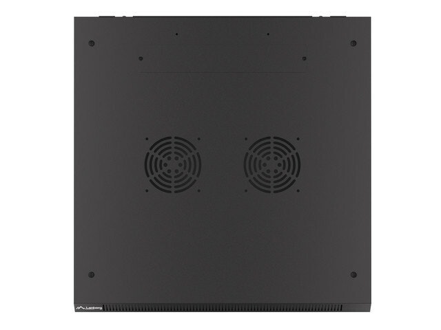 RACKSKÅP 19" VÄGGMONTERAT 4U/600X600 (FLAT PACK) V2 SVART LANBERG