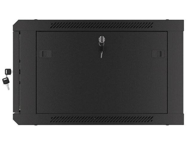 RACKSKÅP 19" VÄGGMONTERAT 6U/600X600 (FLAT PACK) SVART LANBERG V2