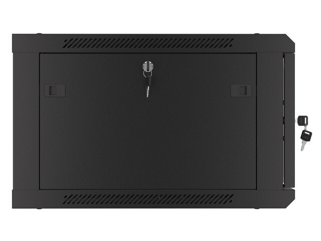RACKSKÅP 19" VÄGGMONTERAT 6U/600X600 (FLAT PACK) SVART LANBERG V2