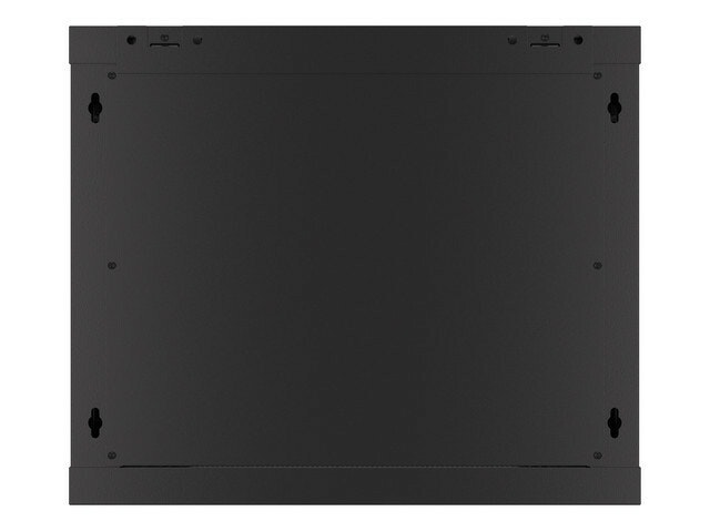 RACKSKÅP 19" VÄGGMONTERAT 9U/600X600 (FLAT PACK) V2 SVART LANBERG