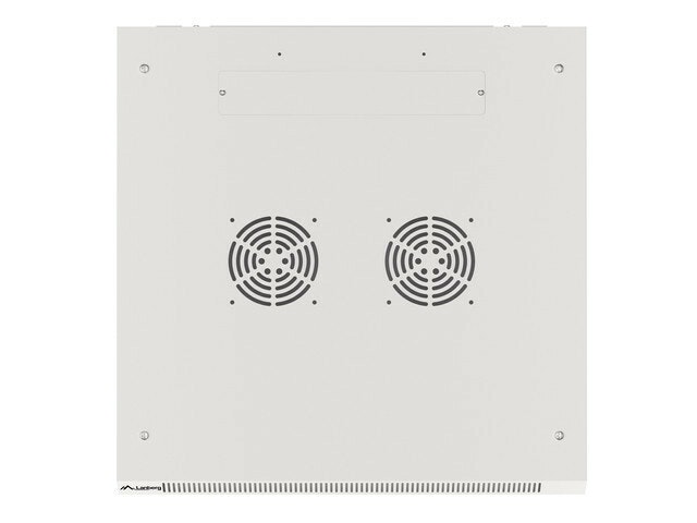 RACKSKÅP 19" VÄGGMONTERAT 6U/600X600 (FLAT PACK) MED GLASDÖRR GRÅ LANBERG V2