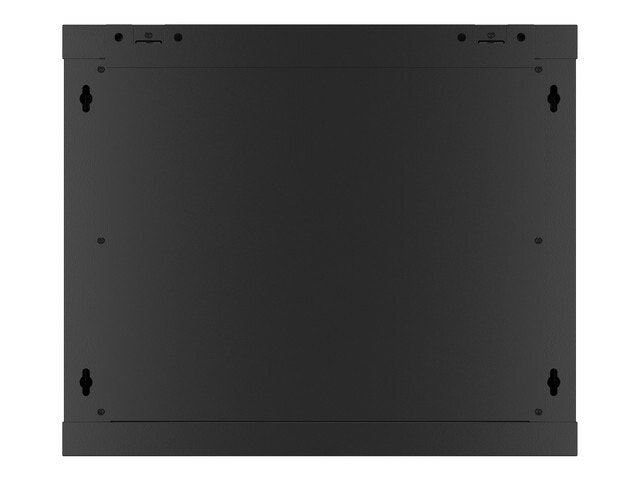 RACKSKÅP 19" VÄGGMONTERAT 9U/600X450 (FLAT PACK) V2 SVART LANBERG