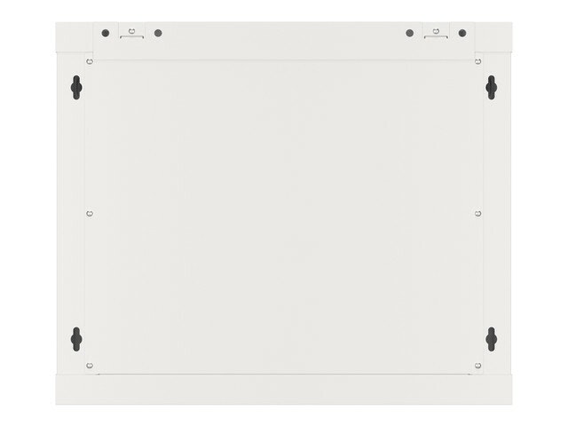 RACKSKÅP 19" VÄGGMONTERAT 9U/600X450 (FLAT PACK) MED GLASDÖRR GRÅ LANBERG V2