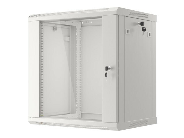 RACKSKÅP 19" VÄGGMONTERAT 12U/600X450 (FLAT PACK) GRÅ LANBERG V2