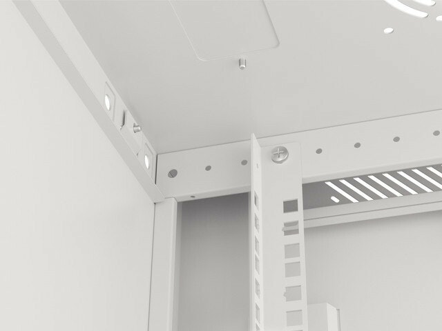 RACKSKÅP 19" VÄGGMONTERAT 12U/600X450 (FLAT PACK) GRÅ LANBERG V2