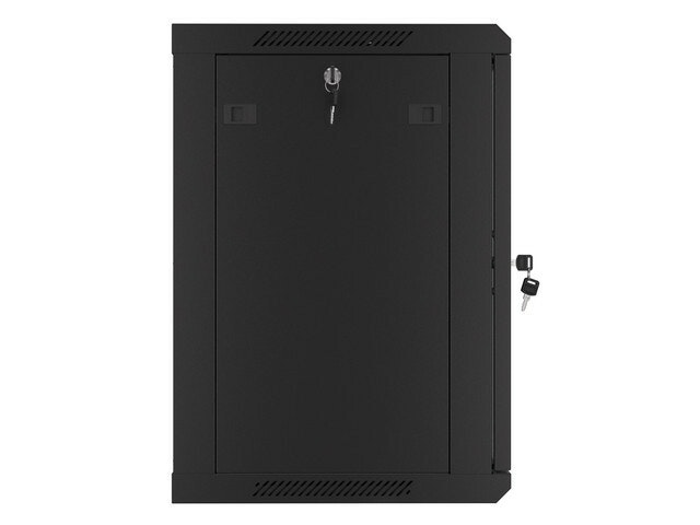 RACKSKÅP 19" VÄGGMONTERAT 12U/600X450 (FLAT PACK) SVART LANBERG V2
