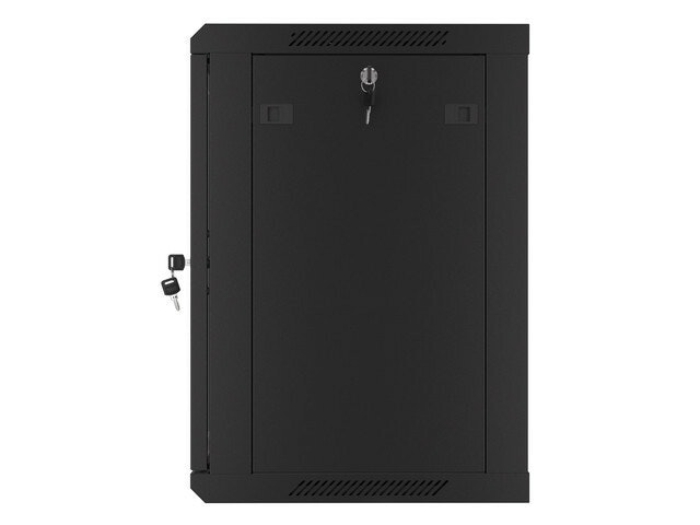 RACKSKÅP 19" VÄGGMONTERAT 12U/600X450 (FLAT PACK) SVART LANBERG V2