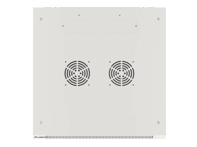 RACKSKÅP 19" VÄGGMONTERAT 9U/600X600 (FLAT PACK) V2 GRÅ LANBERG
