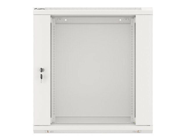 RACKSKÅP 19" VÄGGMONTERAT 12U/600X450 (FLAT PACK) GRÅ LANBERG V2