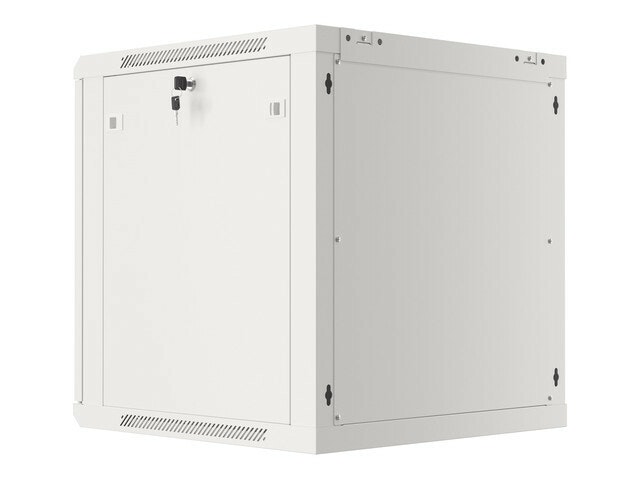 RACKSKÅP 19" VÄGGMONTERAT 12U/600X600 (FLAT PACK) V2 GRÅ LANBERG