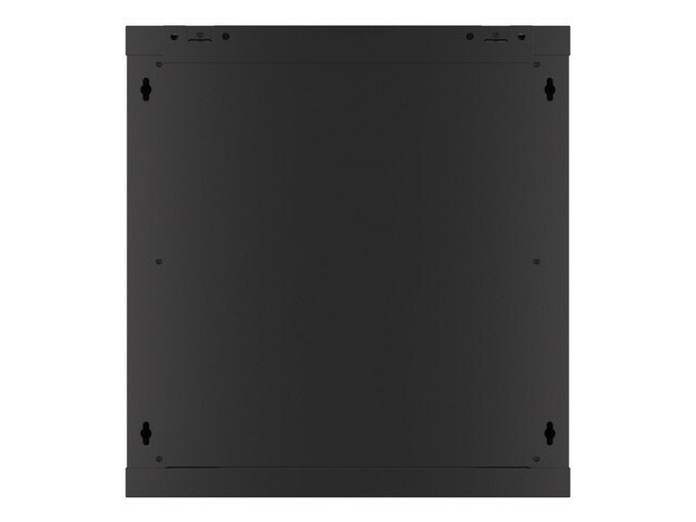 RACKSKÅP 19" VÄGGMONTERAT 12U/600X600 (FLAT PACK) MED GLASDÖRR SVART LANBERG V2