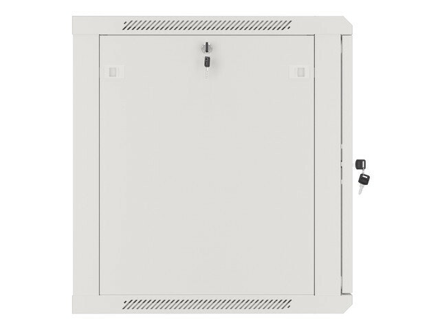 RACKSKÅP 19" VÄGGMONTERAT 12U/600X600 (FLAT PACK) V2 GRÅ LANBERG