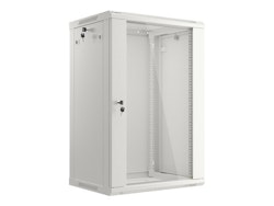 RACKSKÅP 19" VÄGGMONTERAT 18U/600X450 (FLAT PACK) GRÅ LANBERG V2