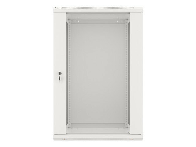 RACKSKÅP 19" VÄGGMONTERAT 18U/600X600 (FLAT PACK) GRÅ LANBERG V2