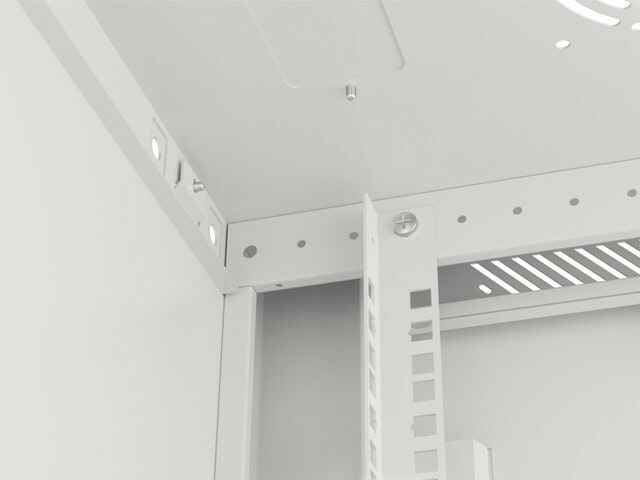 RACKSKÅP 19" VÄGGMONTERAT 22U/600X450 (FLAT PACK) GRÅ LANBERG V2