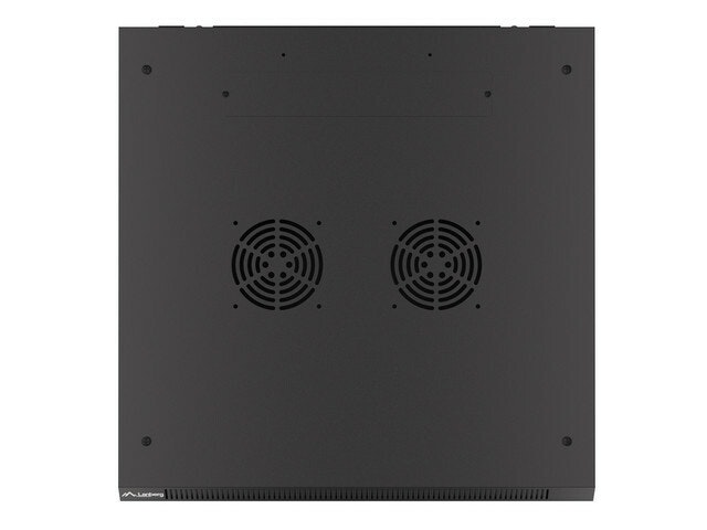 RACKSKÅP 19" VÄGGMONTERAT 22U/600X600 (FLAT PACK) SVART LANBERG V2