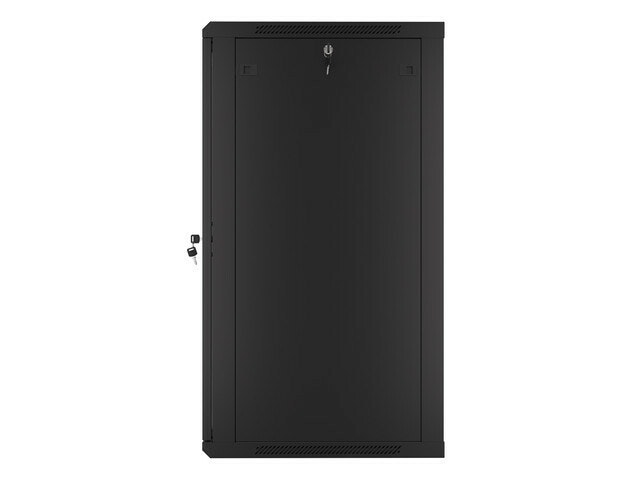 RACKSKÅP 19" VÄGGMONTERAT 22U/600X600 (FLAT PACK) SVART LANBERG V2