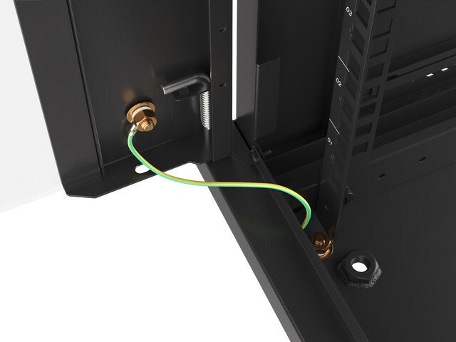 RACKSKÅP 19" VÄGGMONTERAT 27U/600X600 (FLAT PACK) SVART LANBERG V2