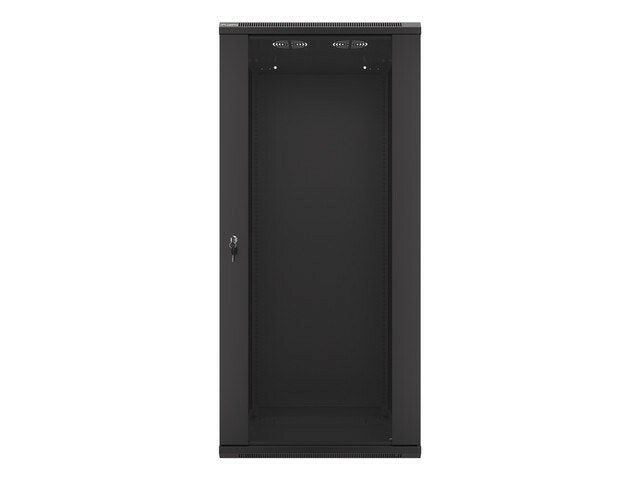 RACKSKÅP 19" VÄGGMONTERAT 27U/600X600 (FLAT PACK) SVART LANBERG V2