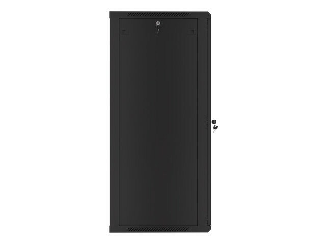 RACKSKÅP 19" VÄGGMONTERAT 27U/600X600 (FLAT PACK) SVART LANBERG V2