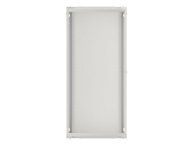 RACKSKÅP 19" VÄGGMONTERAT 27U/600X600 (FLAT PACK) MED GLASDÖRR GRÅ LANBERG V2