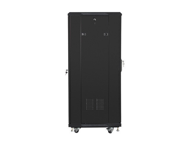 RACKSKÅP 19" FRISTÅENDE 27U/600X600 (FLAT PACK) SVART LANBERG