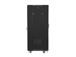 RACKSKÅP 19" FRISTÅENDE 27U/600X600 (FLAT PACK) SVART LANBERG