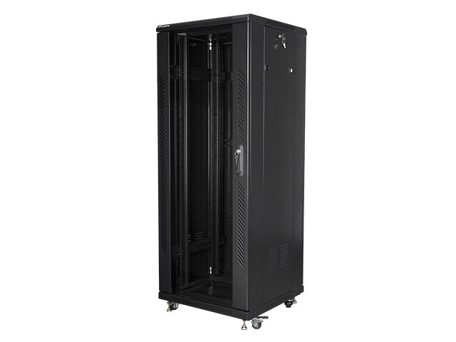 RACKSKÅP 19" FRISTÅENDE 32U/600X600 (FLAT PACK) SVART LANBERG