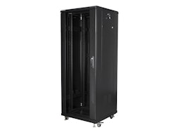 RACKSKÅP 19" FRISTÅENDE 32U/600X600 (FLAT PACK) SVART LANBERG