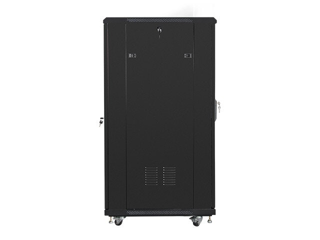 RACKSKÅP 19" FRISTÅENDE 27U/600X800 (FLAT PACK) SVART LANBERG